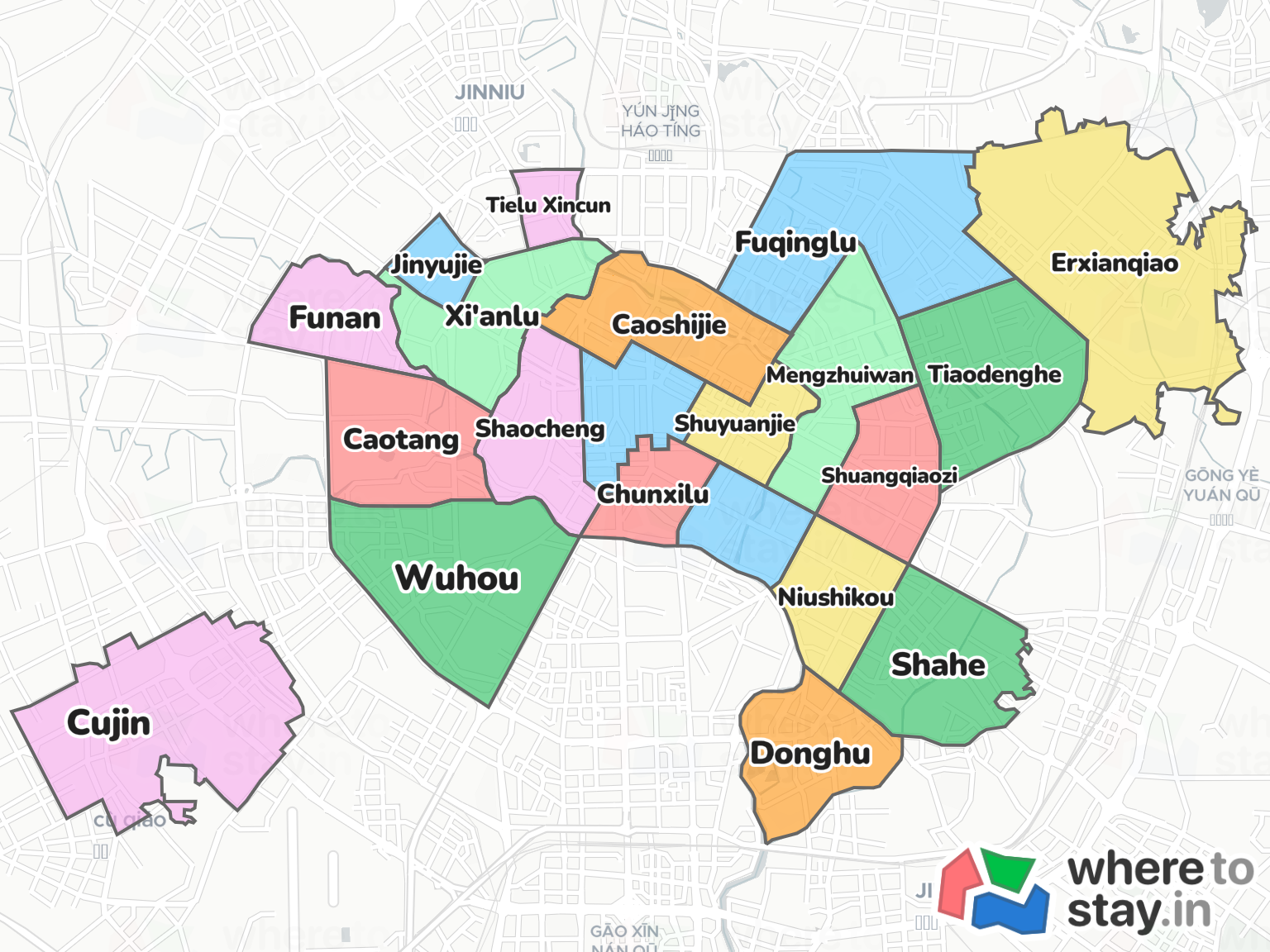 Chengdu Neighborhood Map