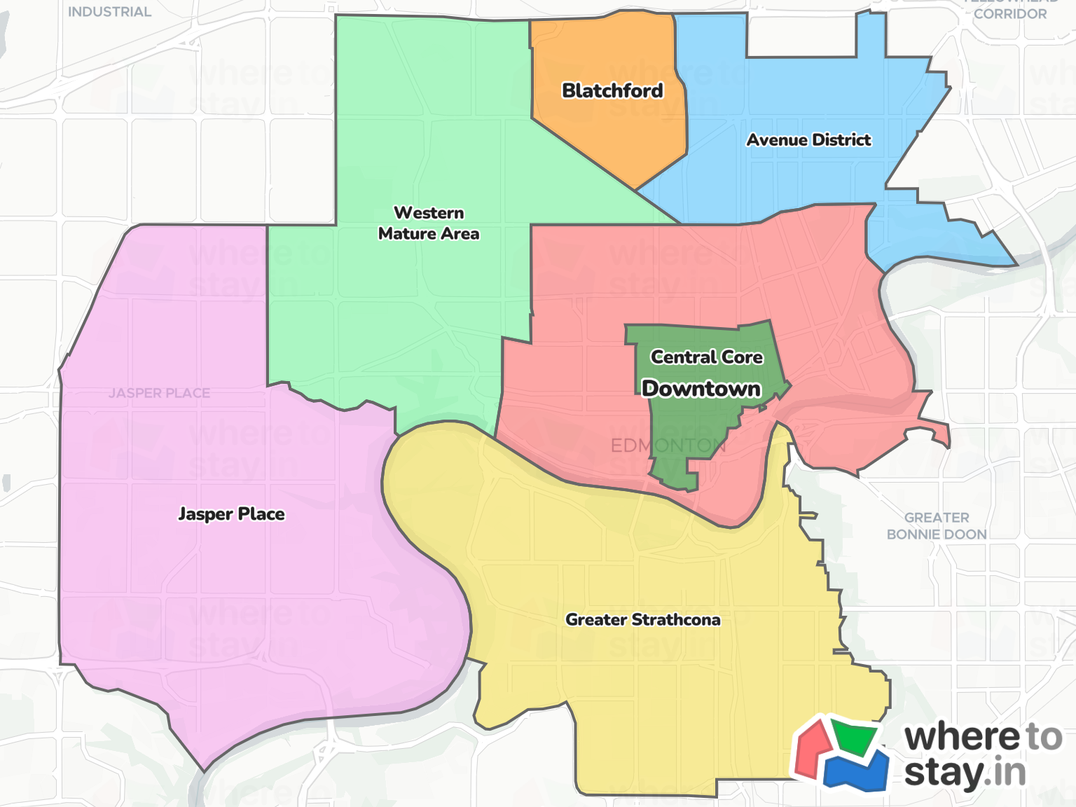 Edmonton Neighborhood Map