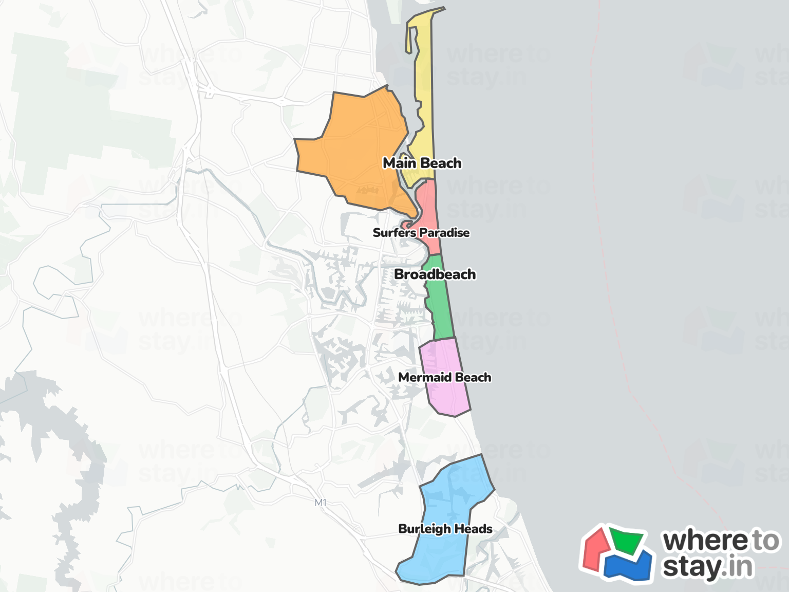 Gold Coast Neighborhood Map