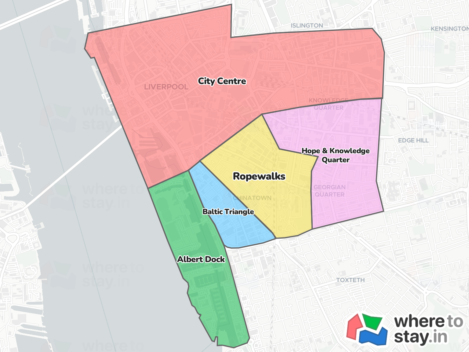 Liverpool Neighborhood Map