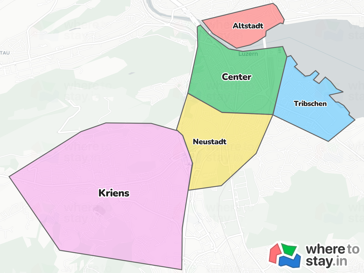 Lucerne Neighborhood Map