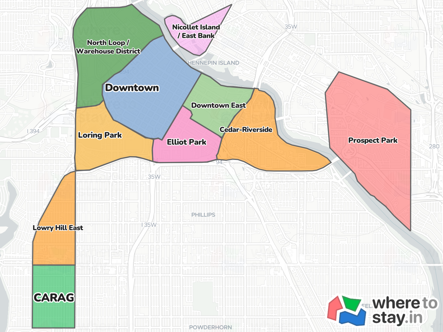 Minneapolis Neighborhood Map