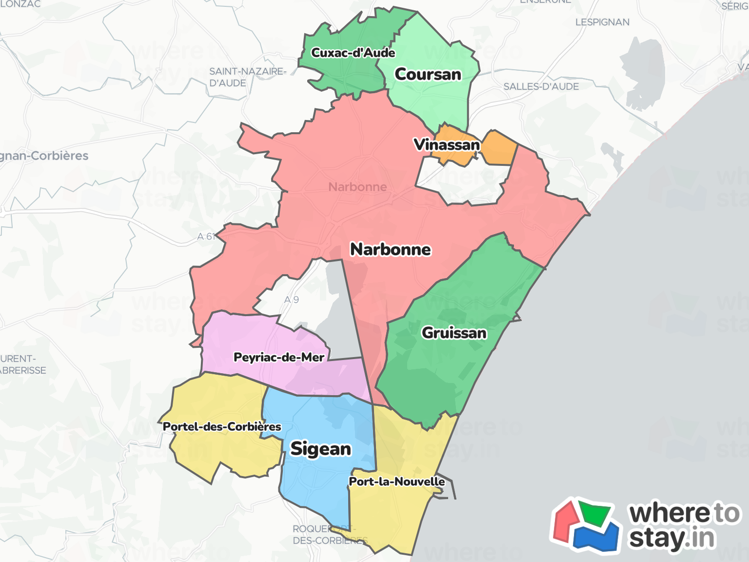 Narbonne Neighborhood Map