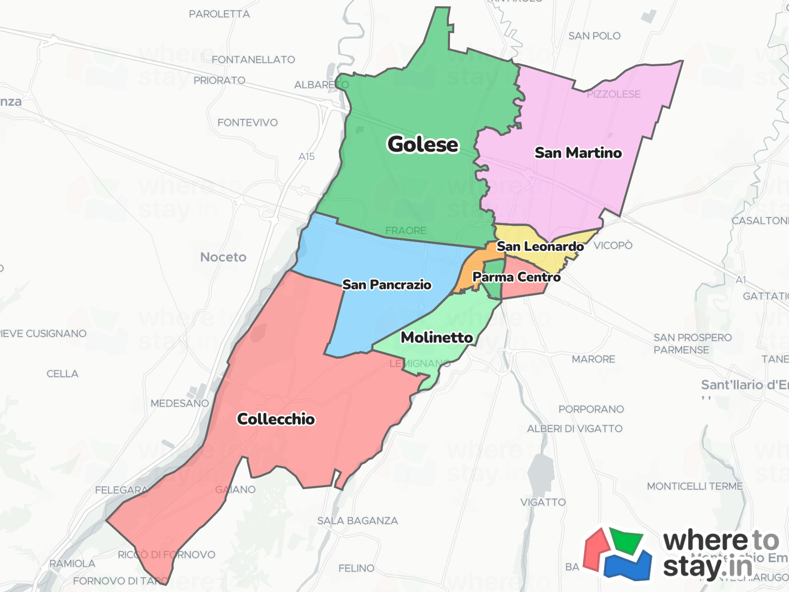 Parma Neighborhood Map