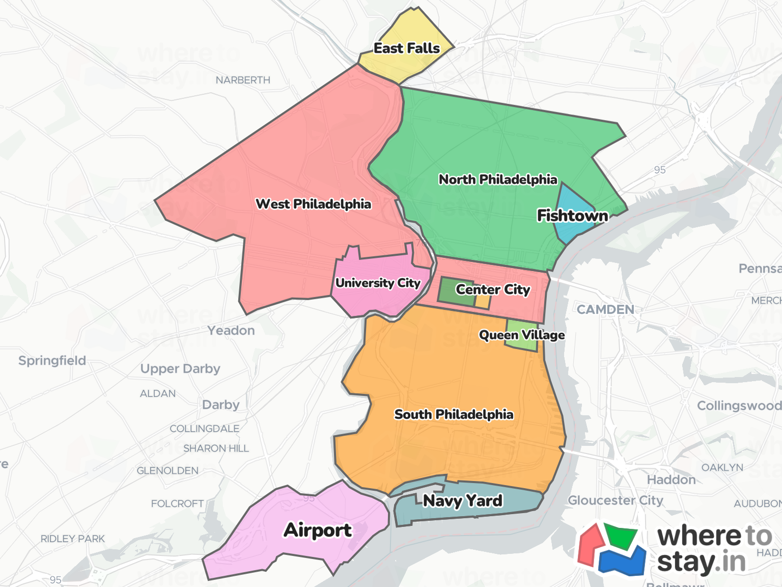 Philadelphia Neighborhood Map