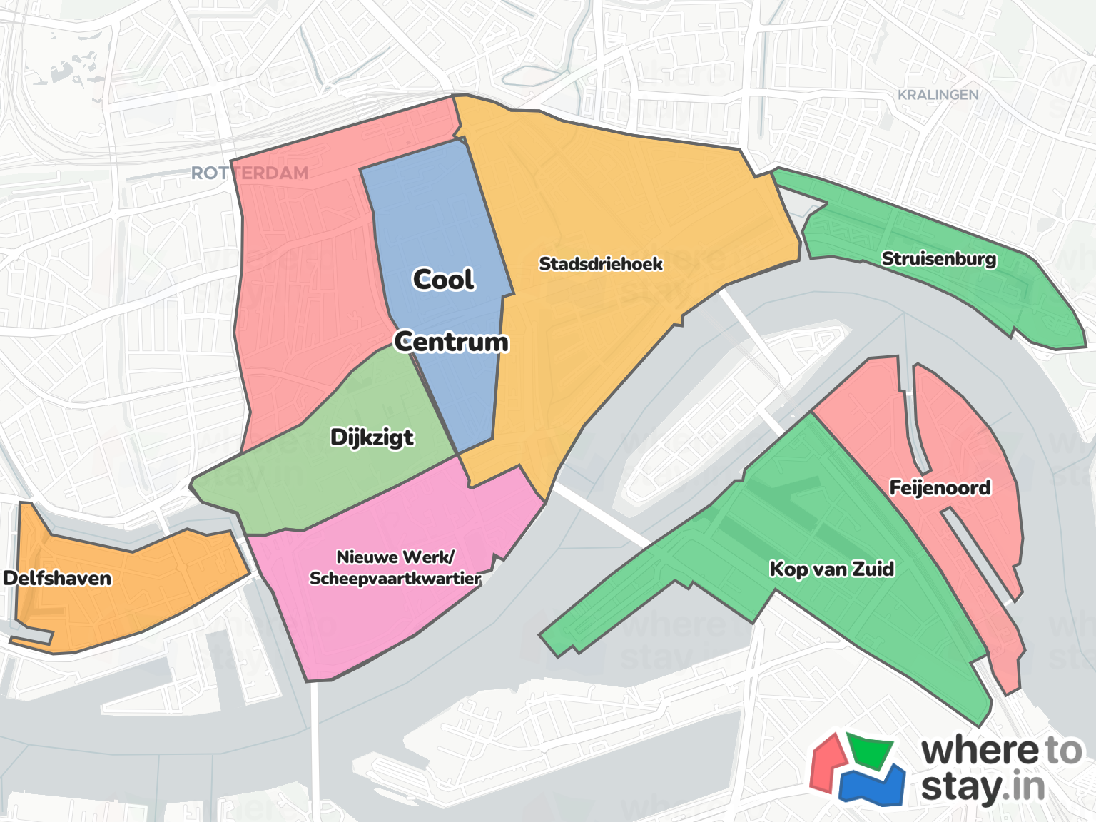 Rotterdam Neighborhood Map