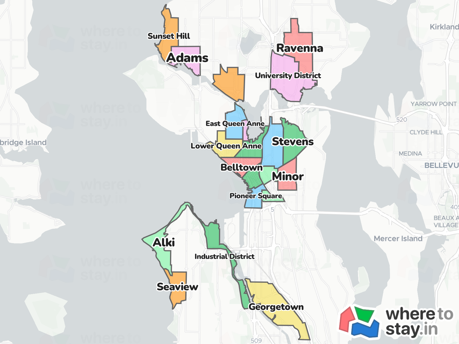 Seattle Neighborhood Map