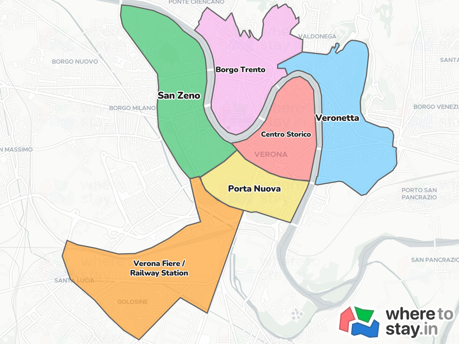 Verona Neighborhood Map