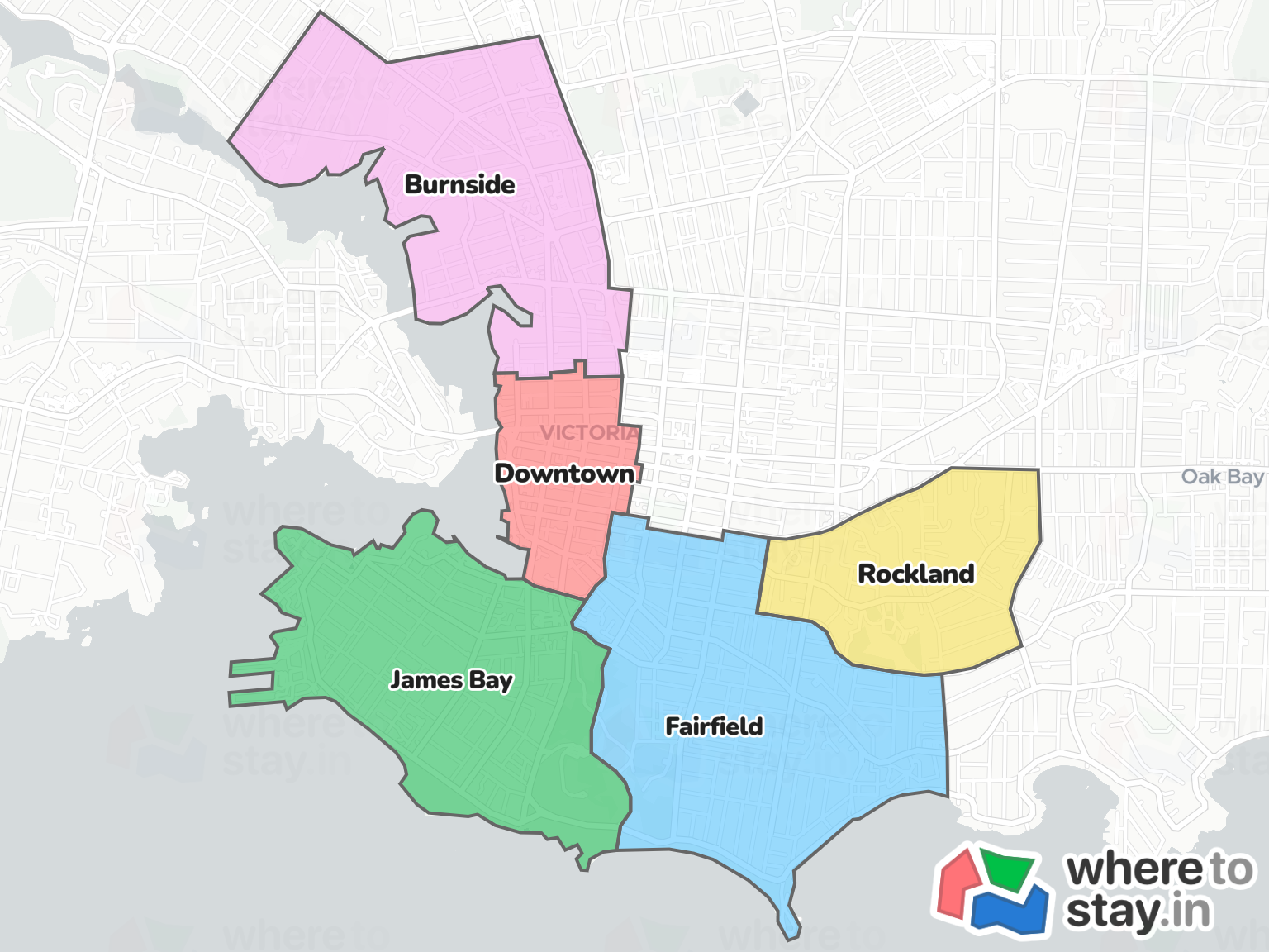 Victoria Neighborhood Map